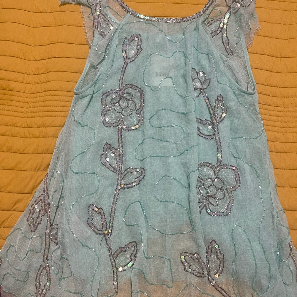 NWT Free People Tritans Treasure Beaded Top - Picture 4 of 8